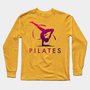 Pilates silhouette Long Sleeve T-Shirt